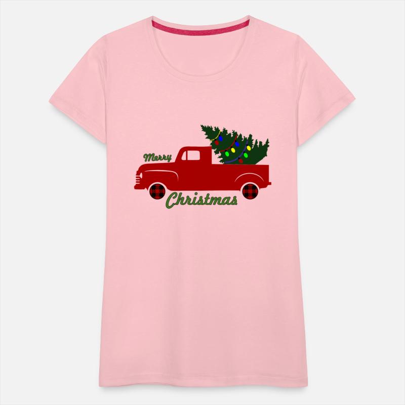 christmas truck and christmas tree
