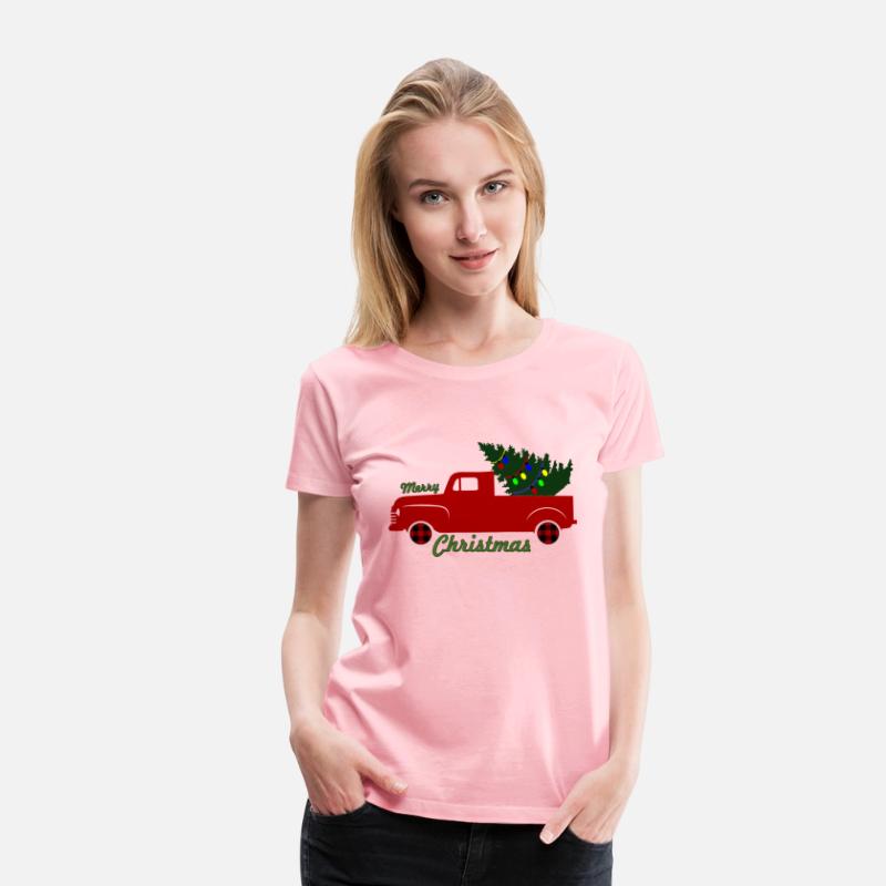 christmas truck and christmas tree