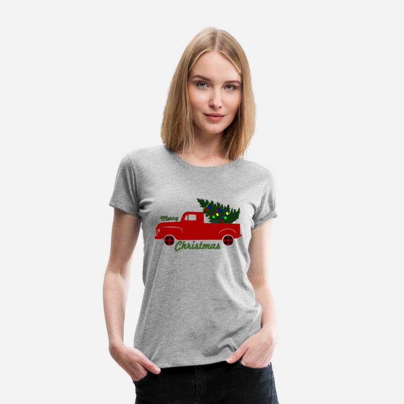 christmas truck and christmas tree