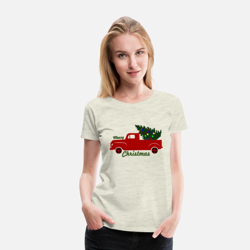 christmas truck and christmas tree