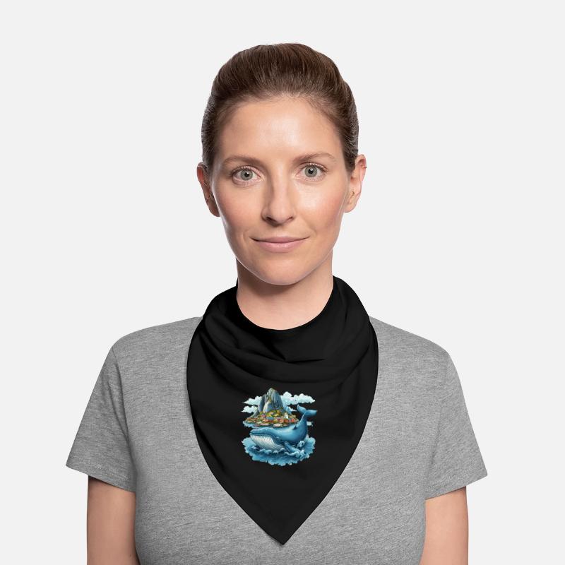 Coastal Village and Giant Whale Scandinavia