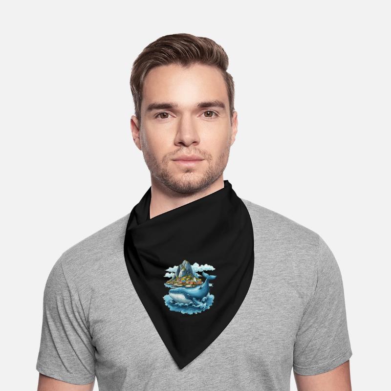 Coastal Village and Giant Whale Scandinavia