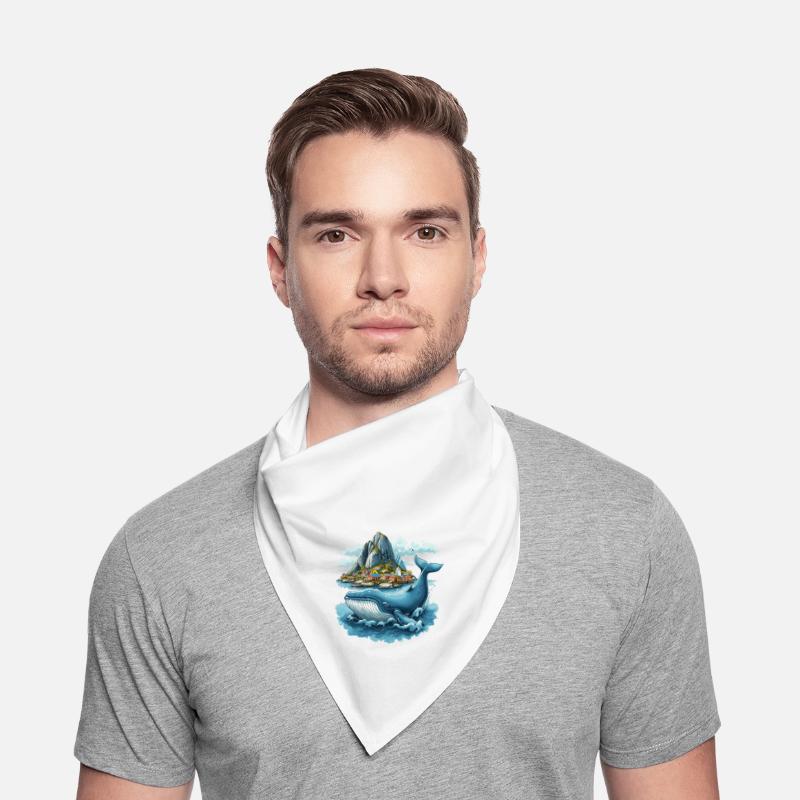 Coastal Village and Giant Whale Scandinavia