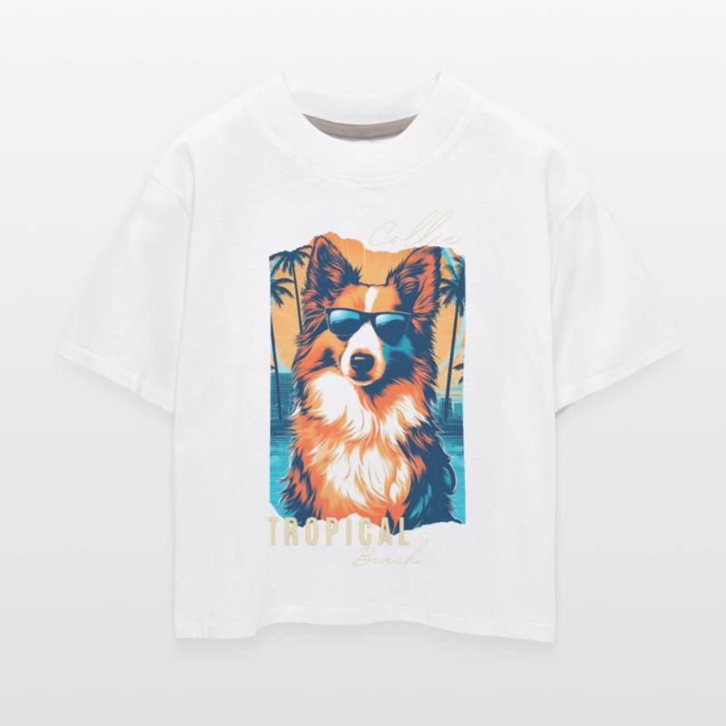 Collie with sunglasses