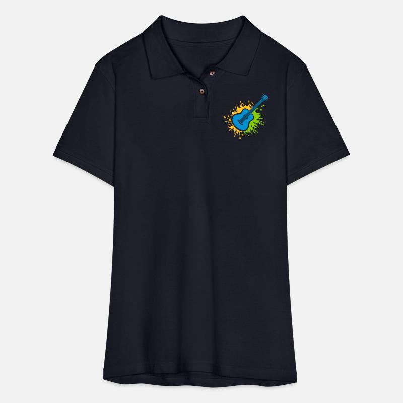 colorful colorful guitarist drop