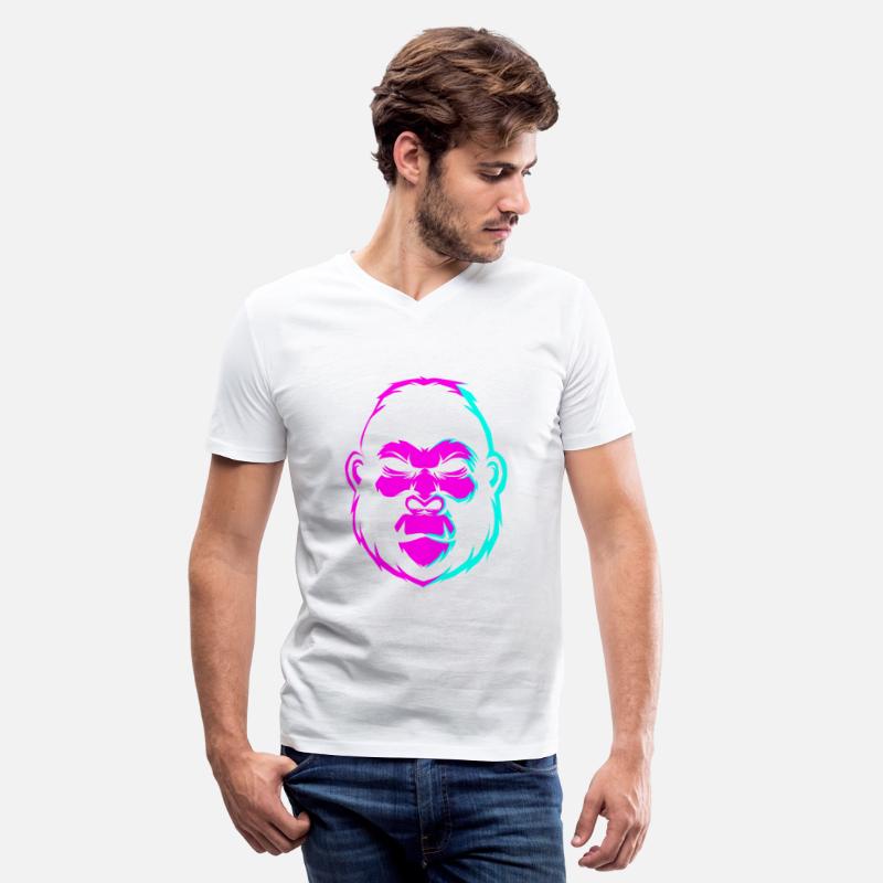 Colorful Gorilla Face For Men