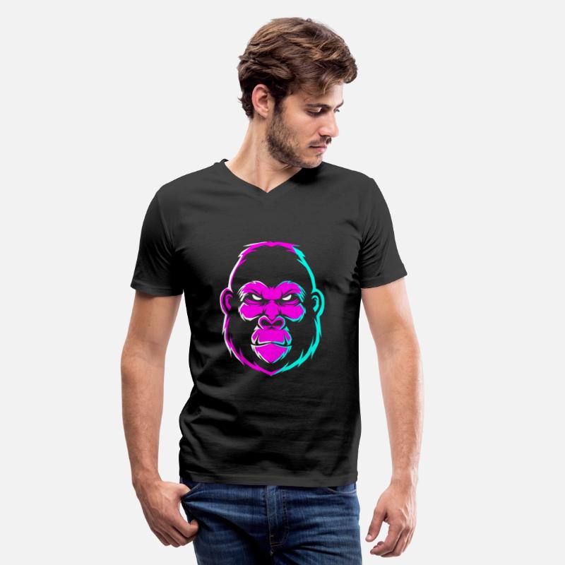 Colorful Gorilla Face For Men