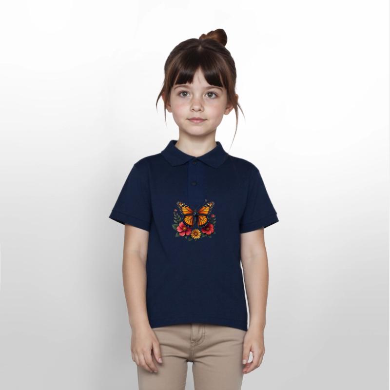 Colorful monarch butterfly t-shirt
