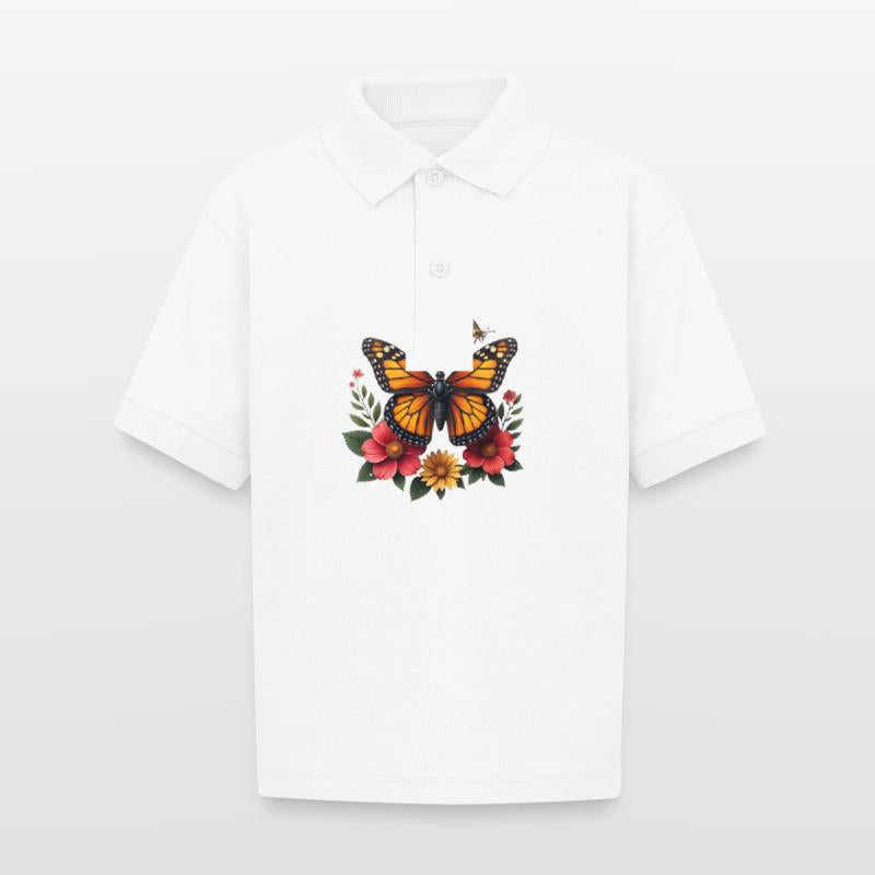 Colorful monarch butterfly t-shirt