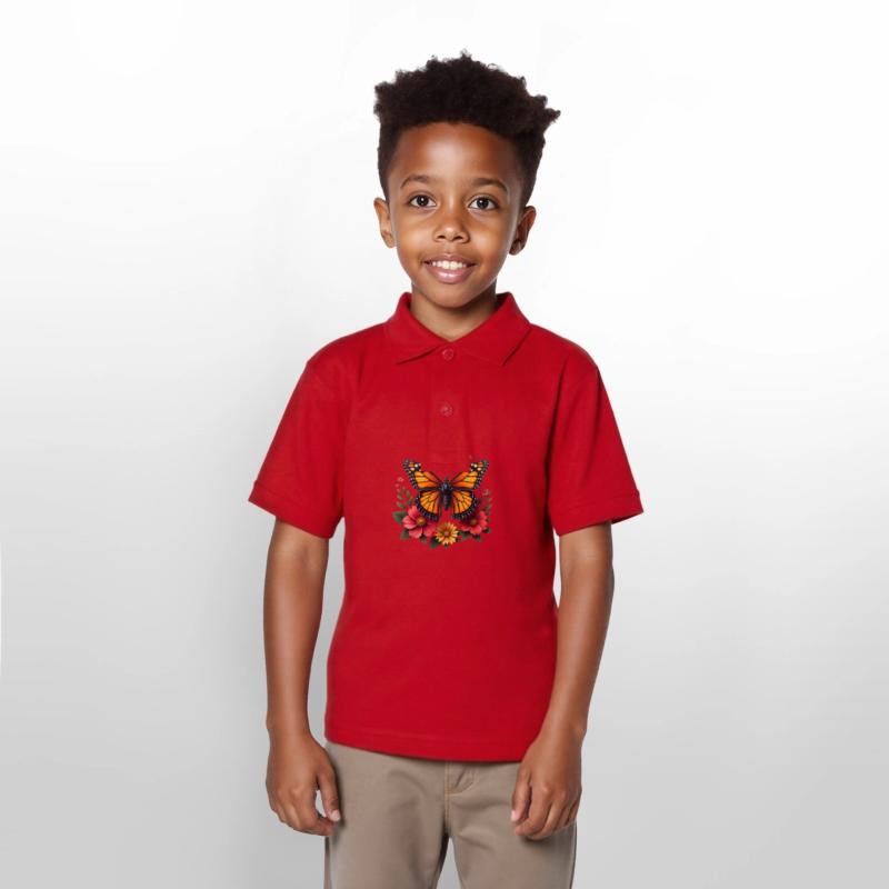 Colorful monarch butterfly t-shirt