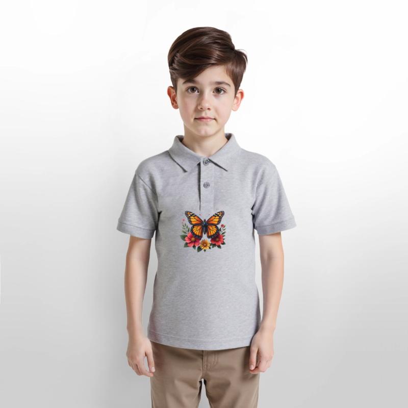 Colorful monarch butterfly t-shirt