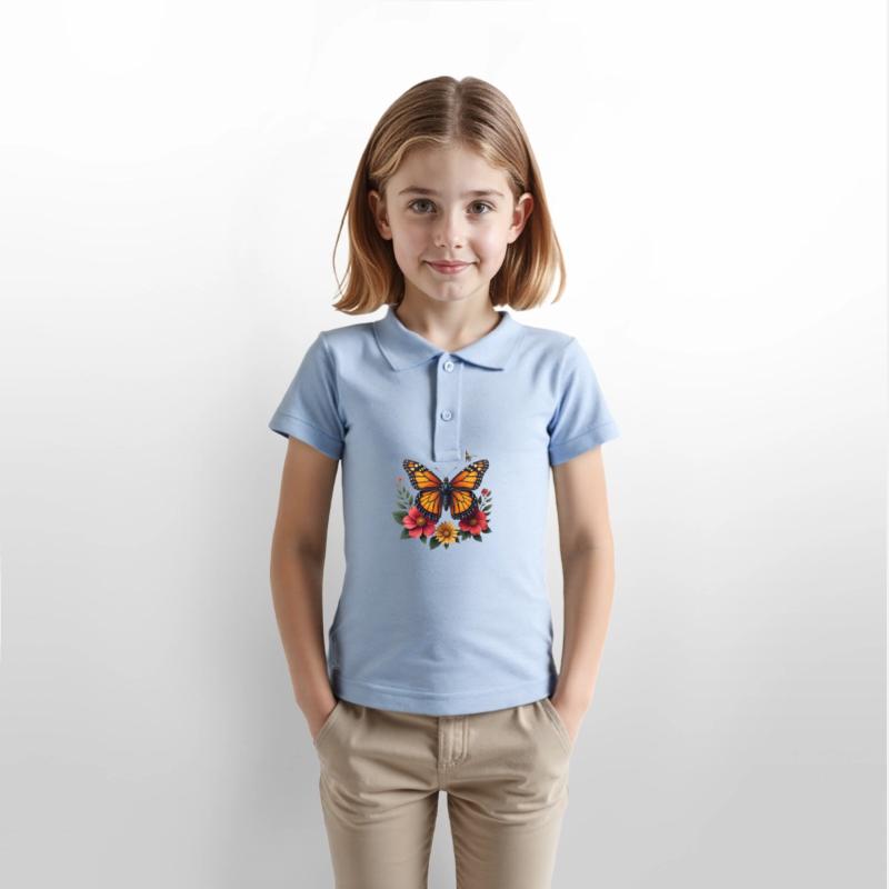 Colorful monarch butterfly t-shirt