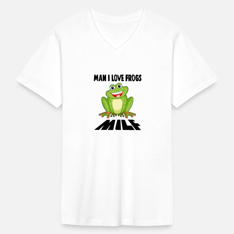 Cool and Funny Meme Man I Love Frogs Light Shirt