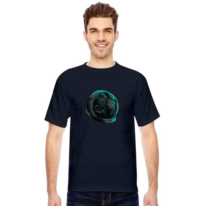 Cool Astronaut Monkey Head T-Shirt - Funny Ape