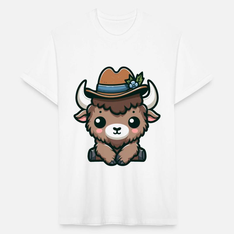 Cool Bison in Hat
