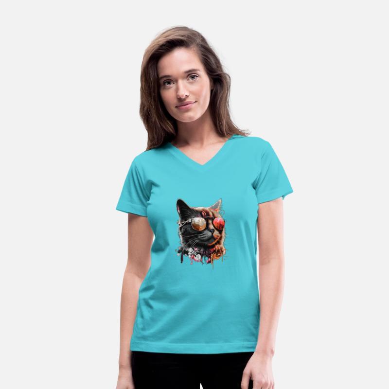 Cool Cat Sunglasses Kitty Hip bright