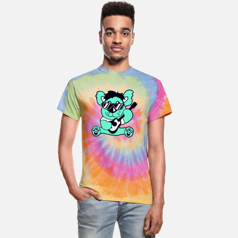 Cool Sitting Teddy Toy Bear Playing Guitar Music