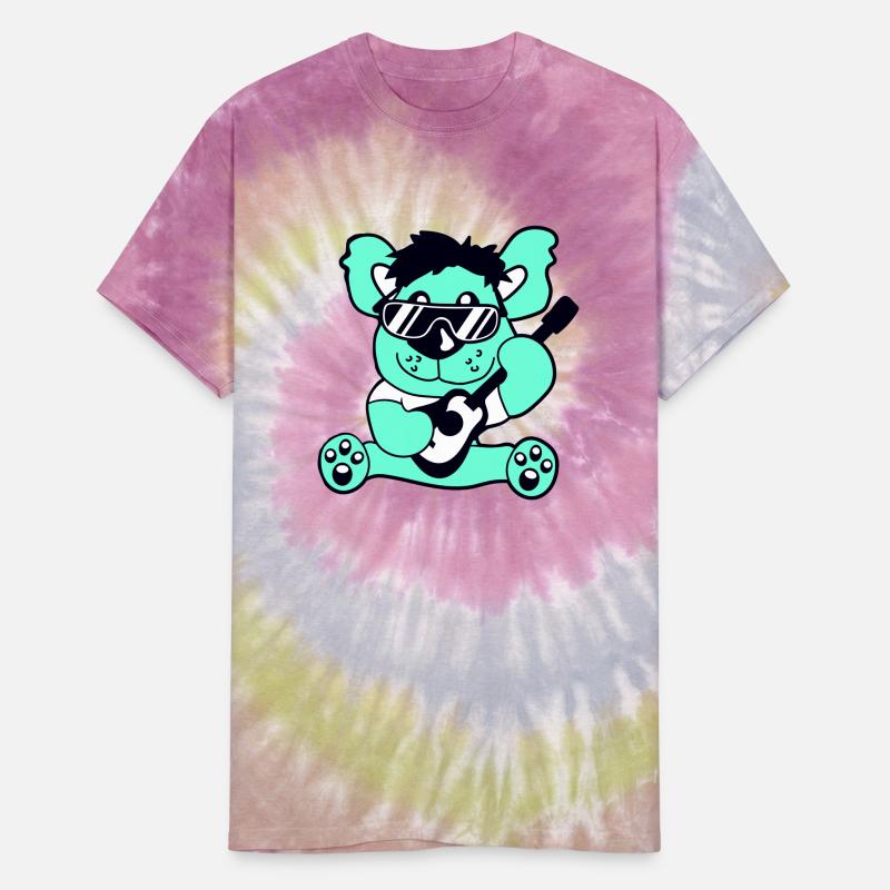 Cool Sitting Teddy Toy Bear Playing Guitar Music