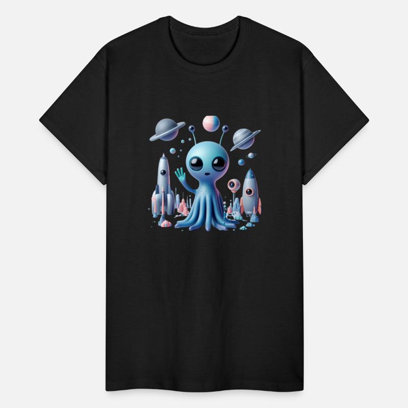 Cosmic Hello: Alien’s Friendly Greeting