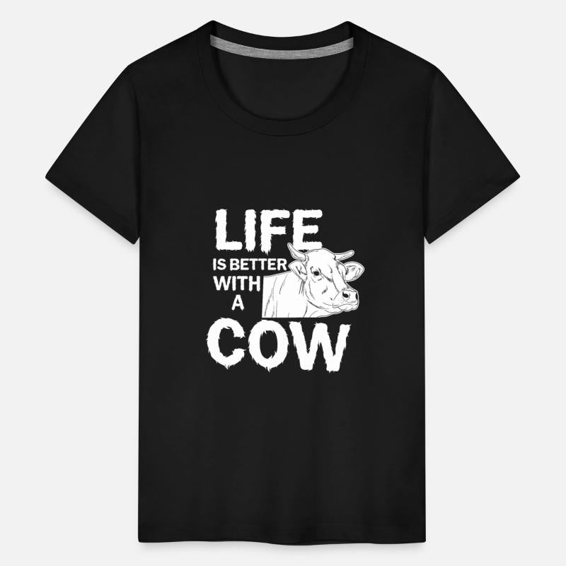 Cow life farm animal milk