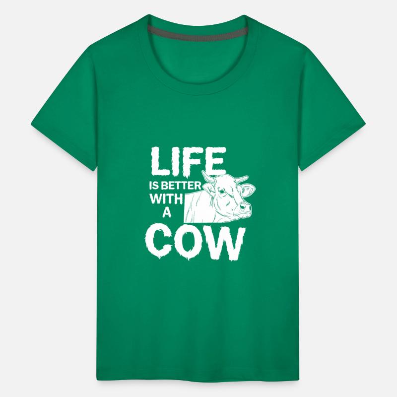 Cow life farm animal milk