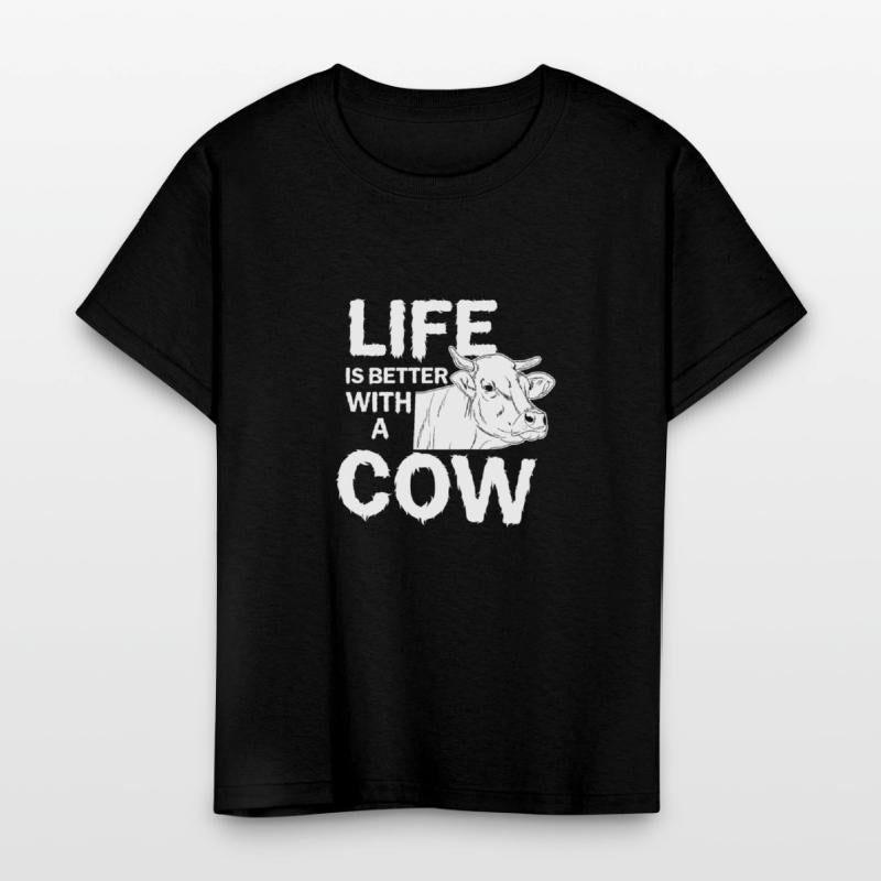 Cow life farm animal milk