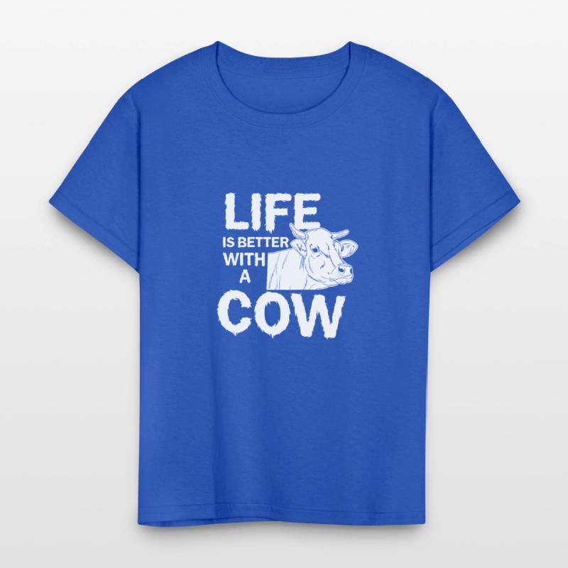 Cow life farm animal milk