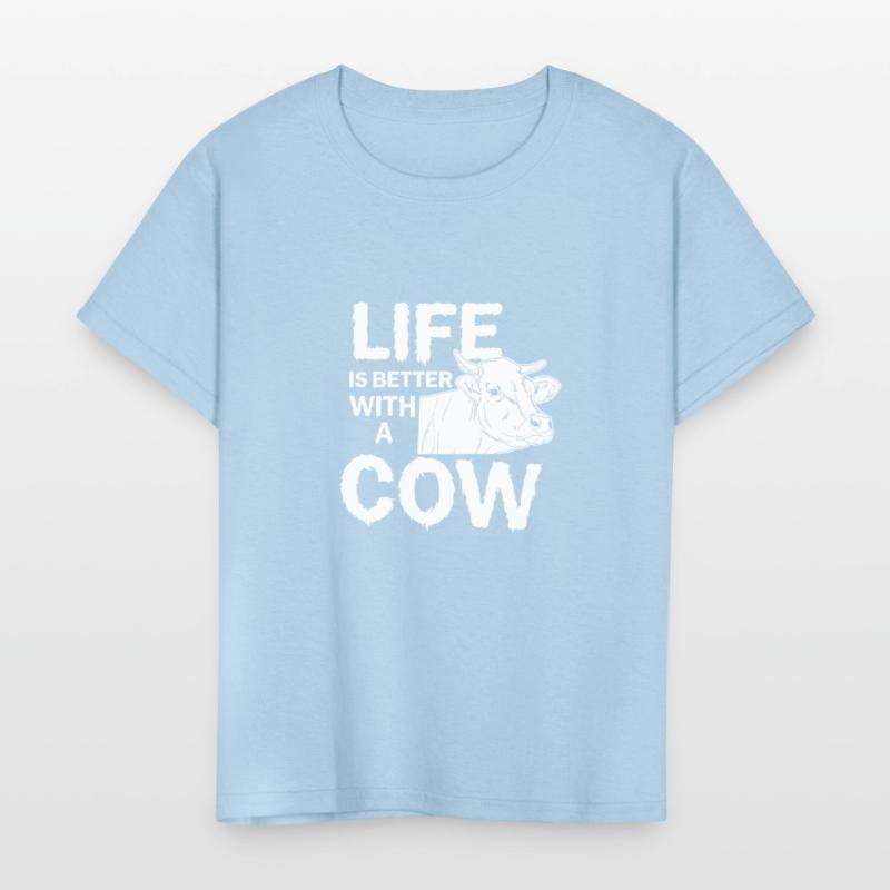 Cow life farm animal milk