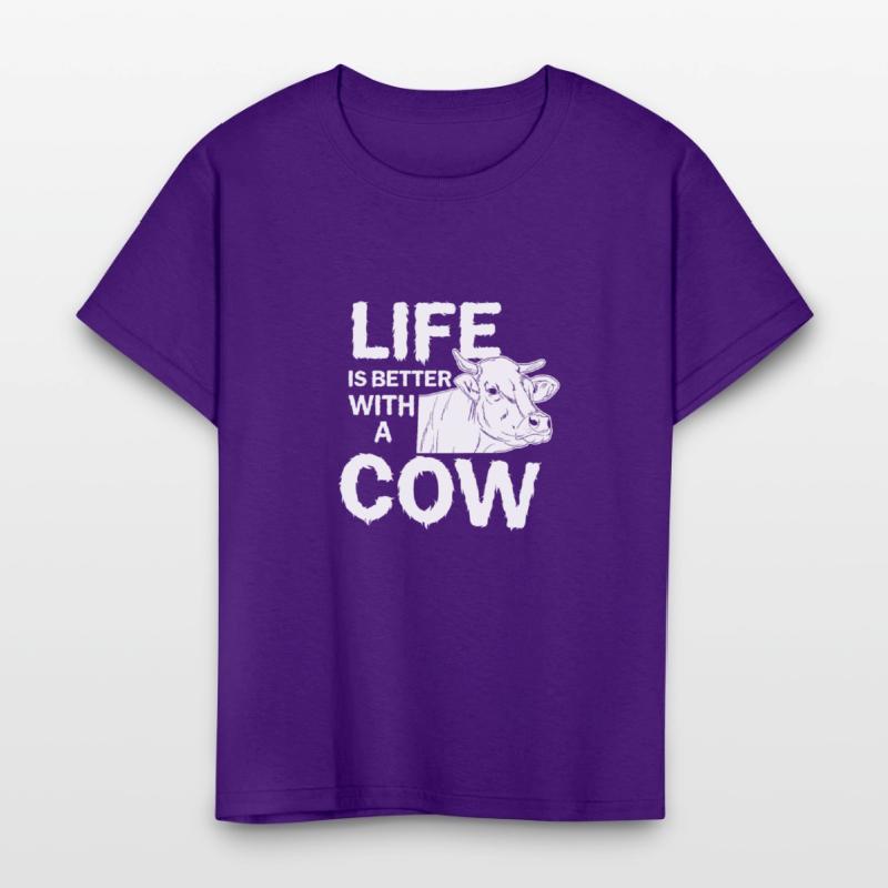 Cow life farm animal milk