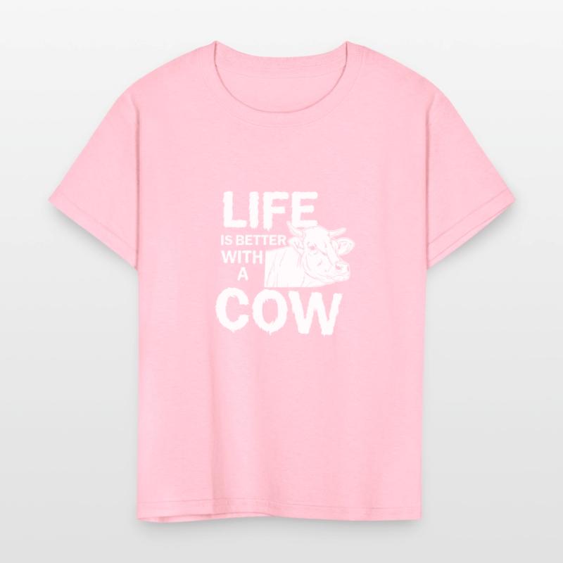 Cow life farm animal milk
