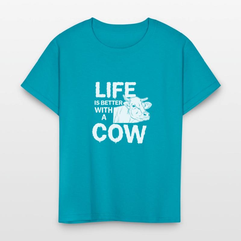 Cow life farm animal milk