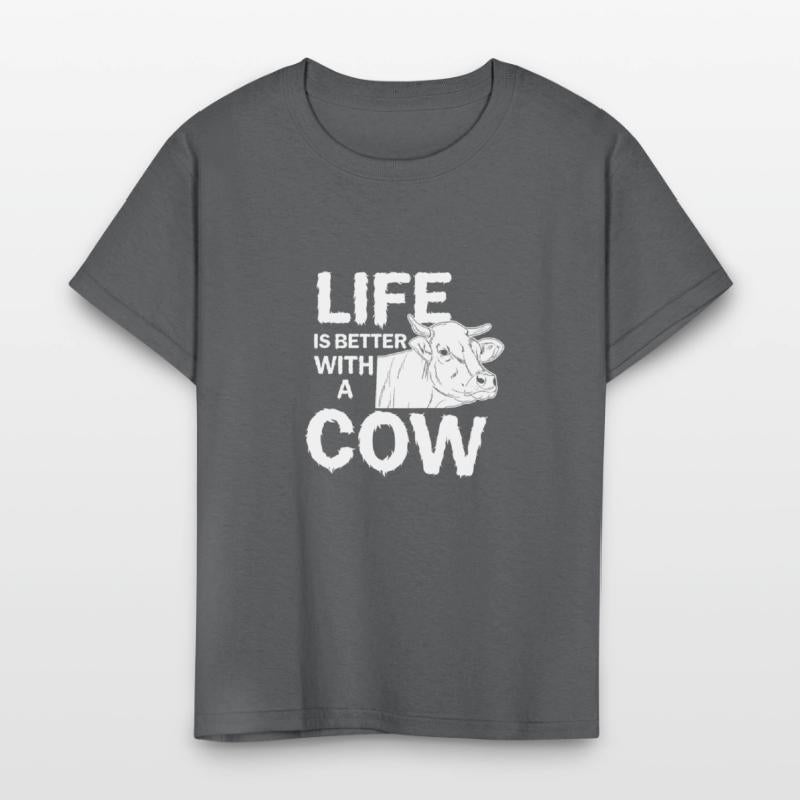 Cow life farm animal milk