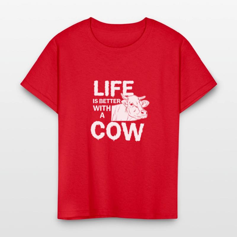 Cow life farm animal milk