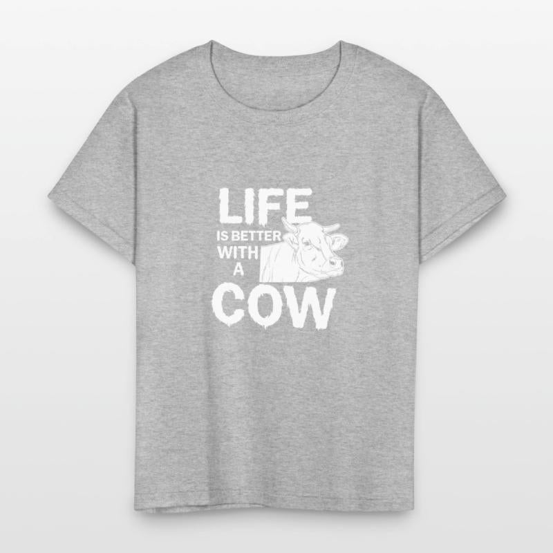 Cow life farm animal milk