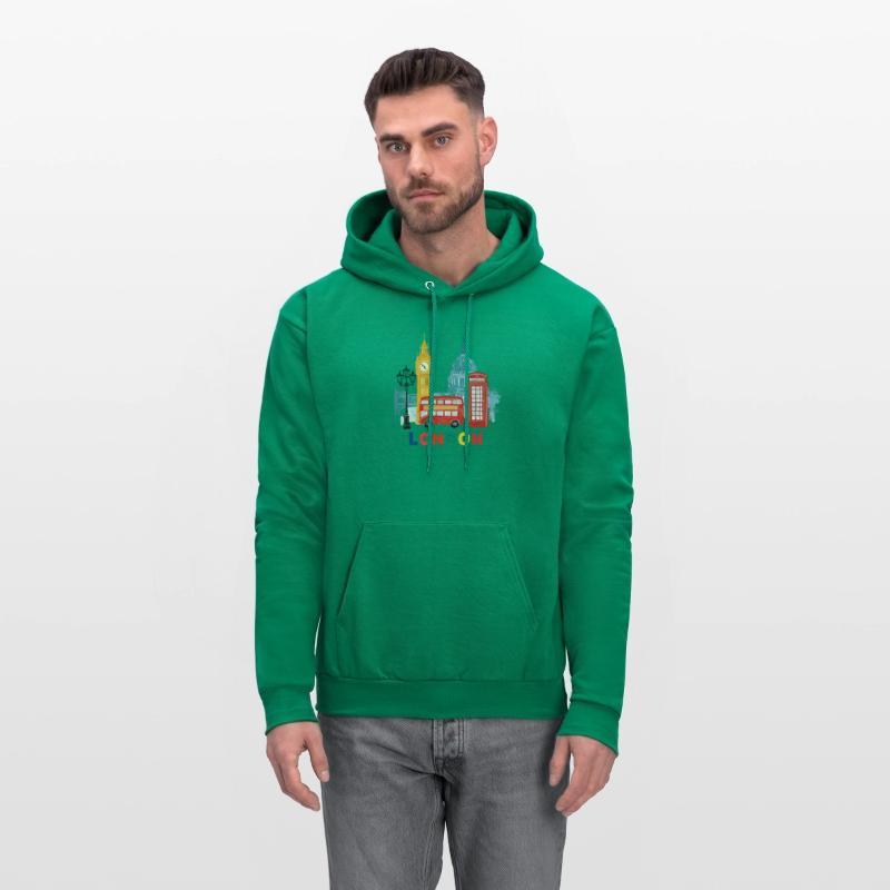 Crayon Illustration Featuring Iconic London