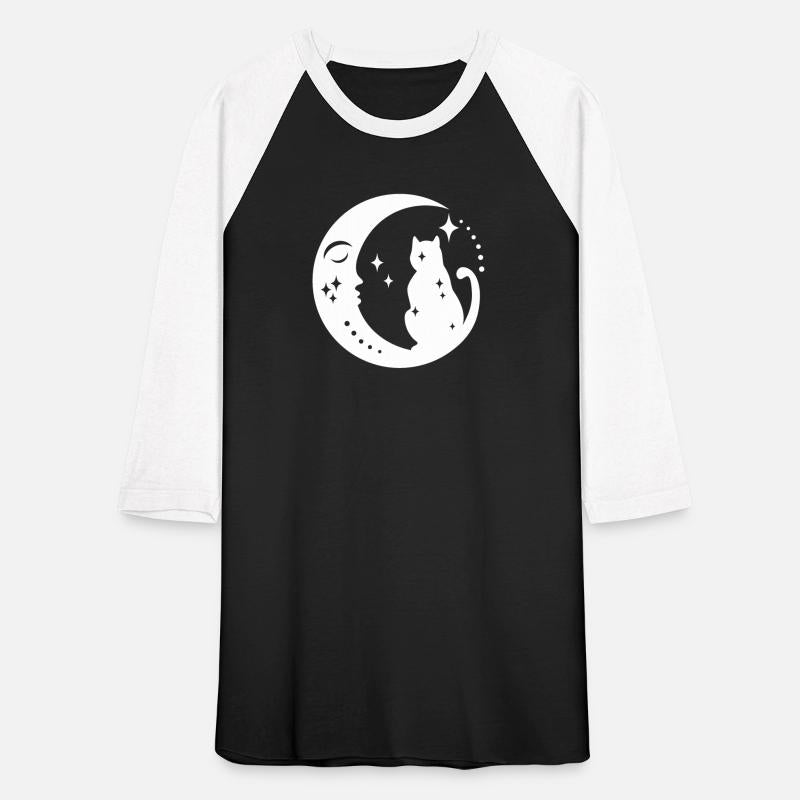 Crescent Moon Cat Wiccan Boho Celestial Astrology
