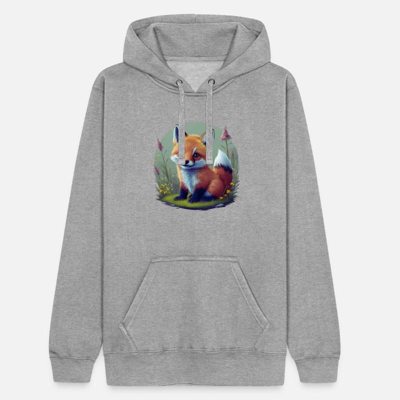 Cuddly Baby Fox in Meadow Bliss