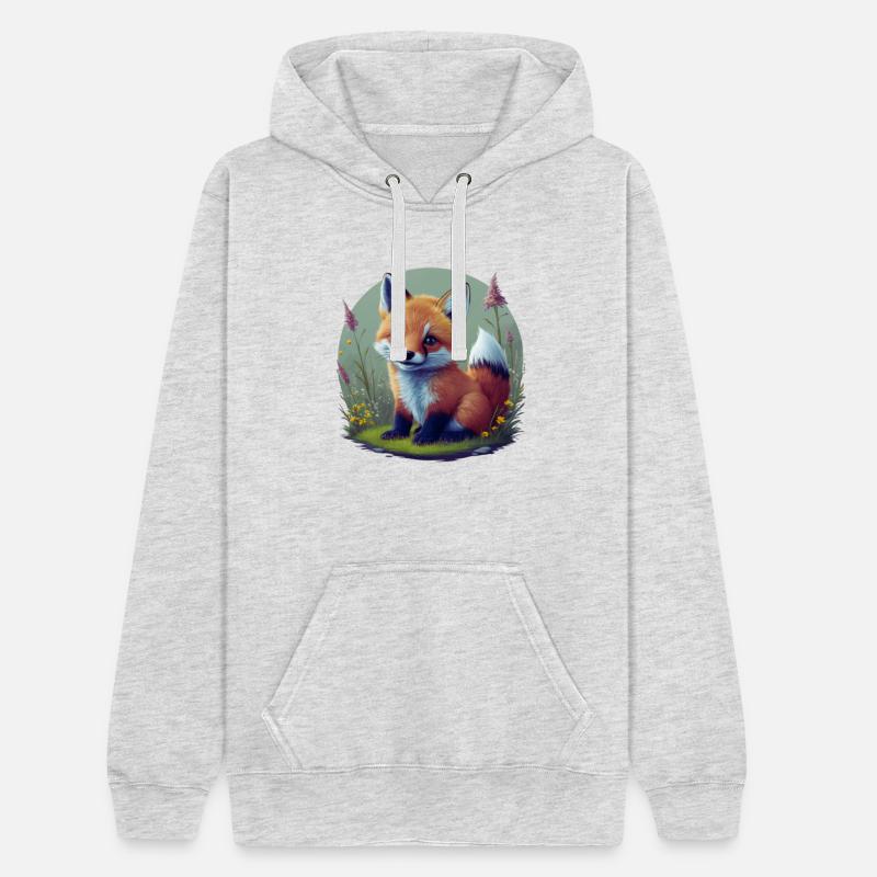 Cuddly Baby Fox in Meadow Bliss