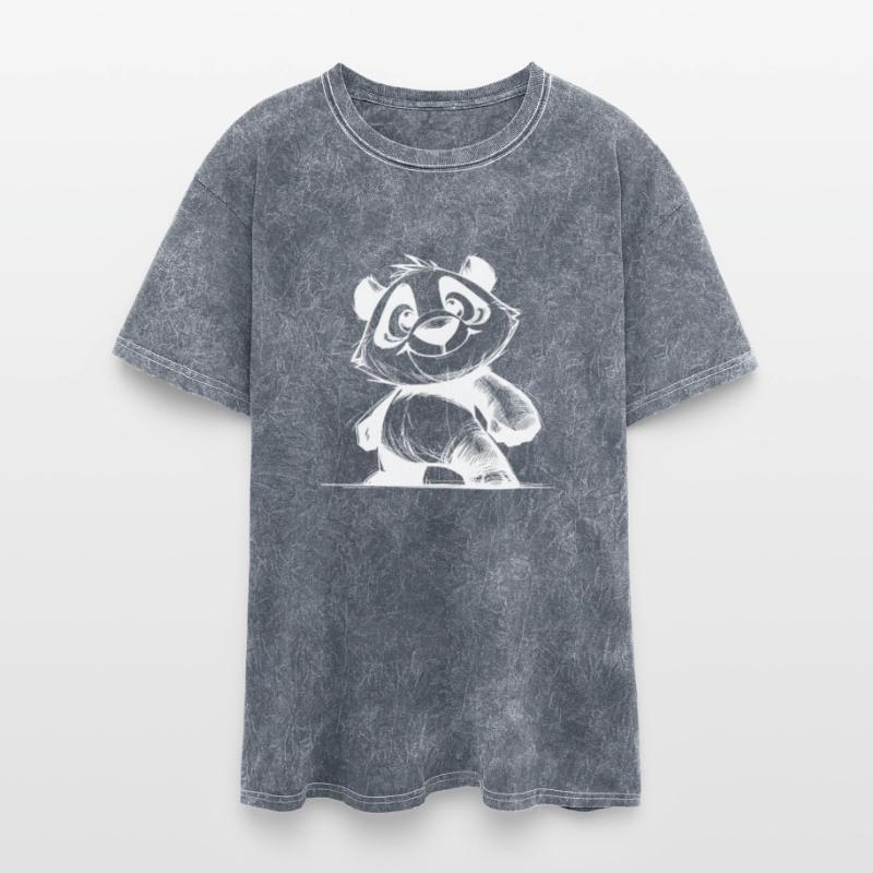 Cuddly Children's Panda Baby Pencil Sketch