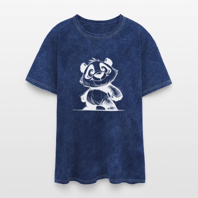 Cuddly Children's Panda Baby Pencil Sketch