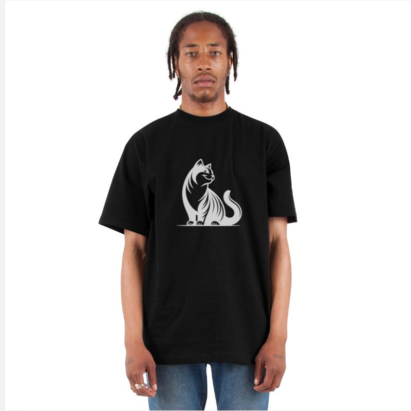 Cuddly Purring House Cat With A Sweet Look