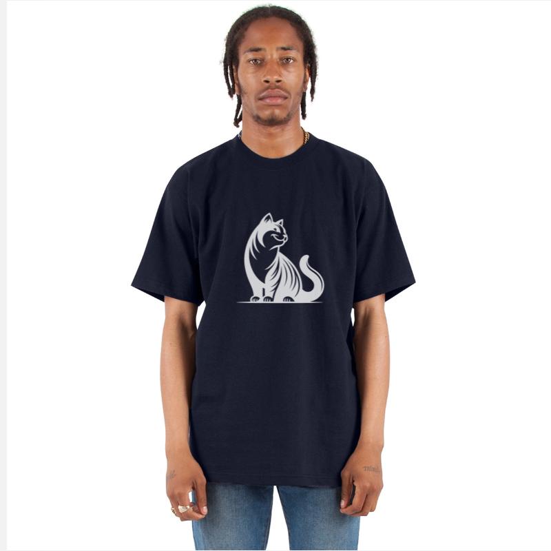 Cuddly Purring House Cat With A Sweet Look