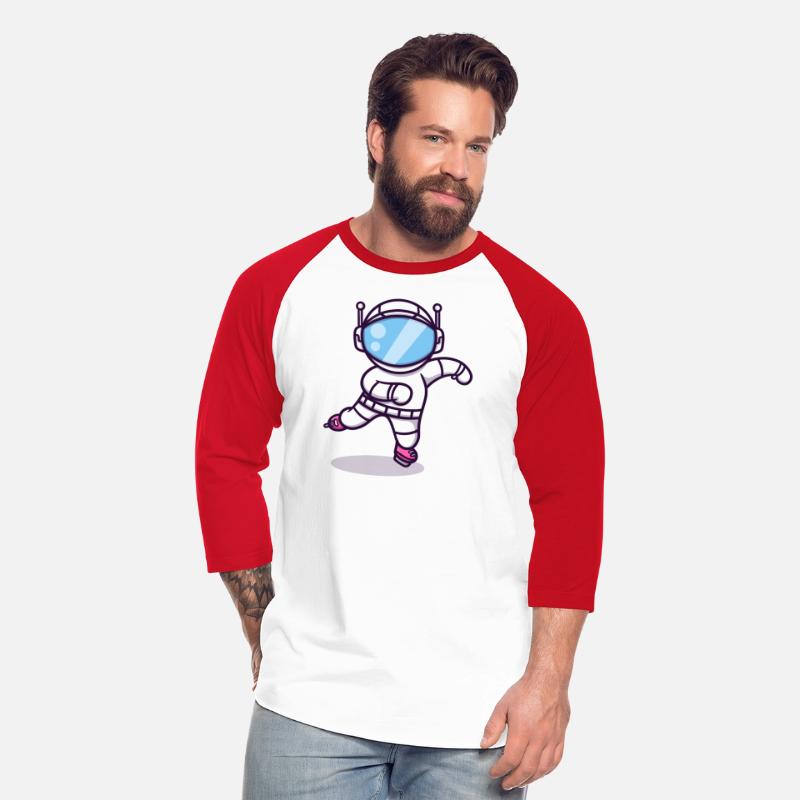 Cute astronaut cartoon illustration