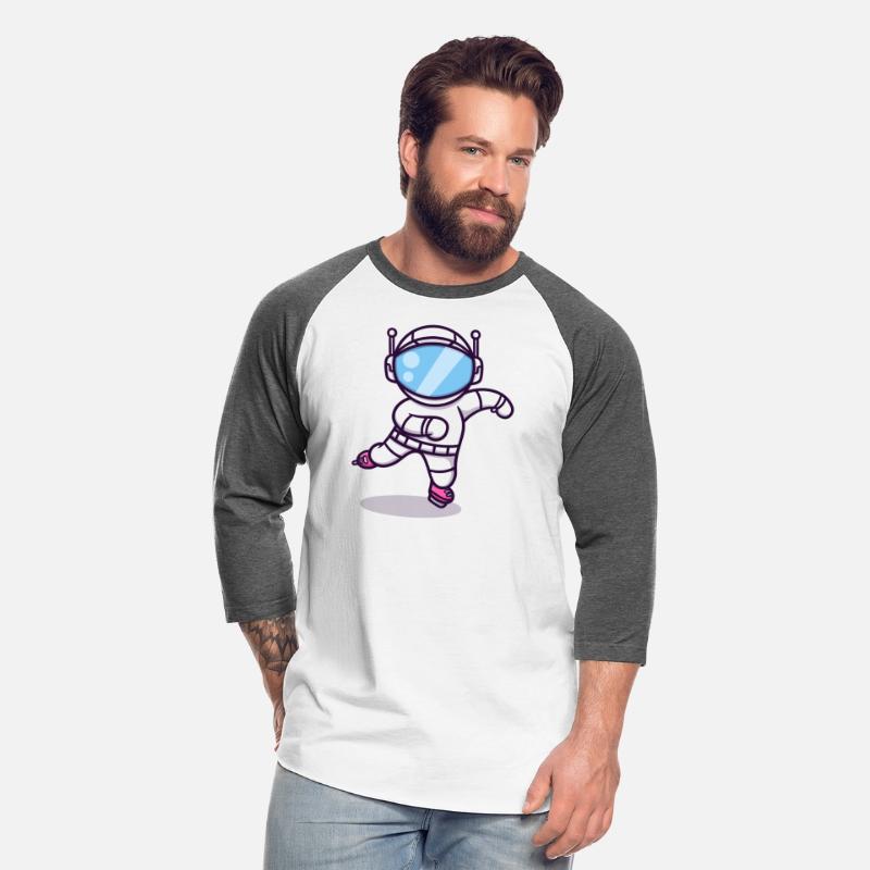 Cute astronaut cartoon illustration