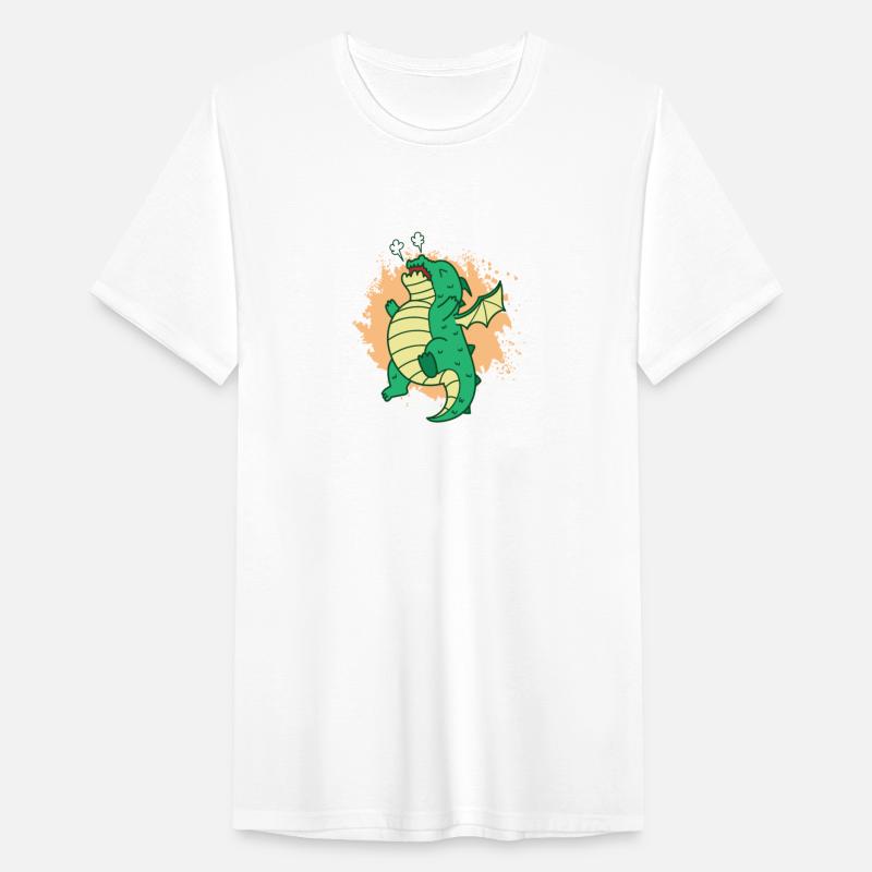 cute Dragon blowing mythical Creature Fairy Tale