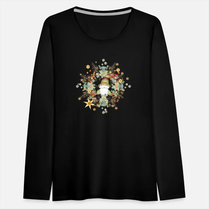 cute gnome in frame for christmas