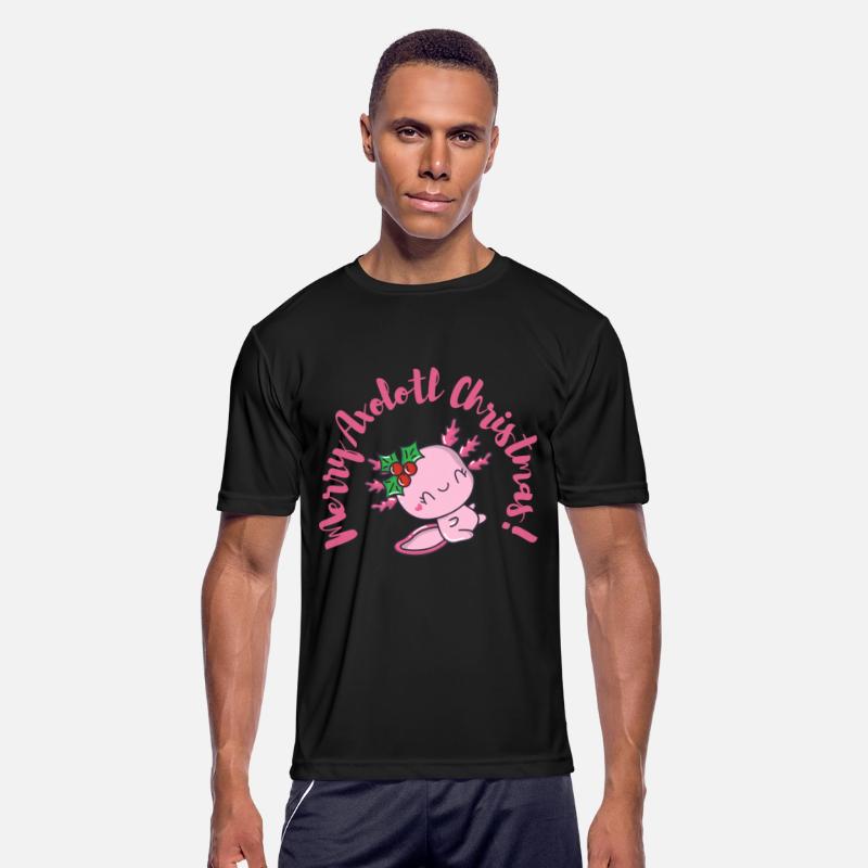 Cute Merry Axolotl Christmas Design