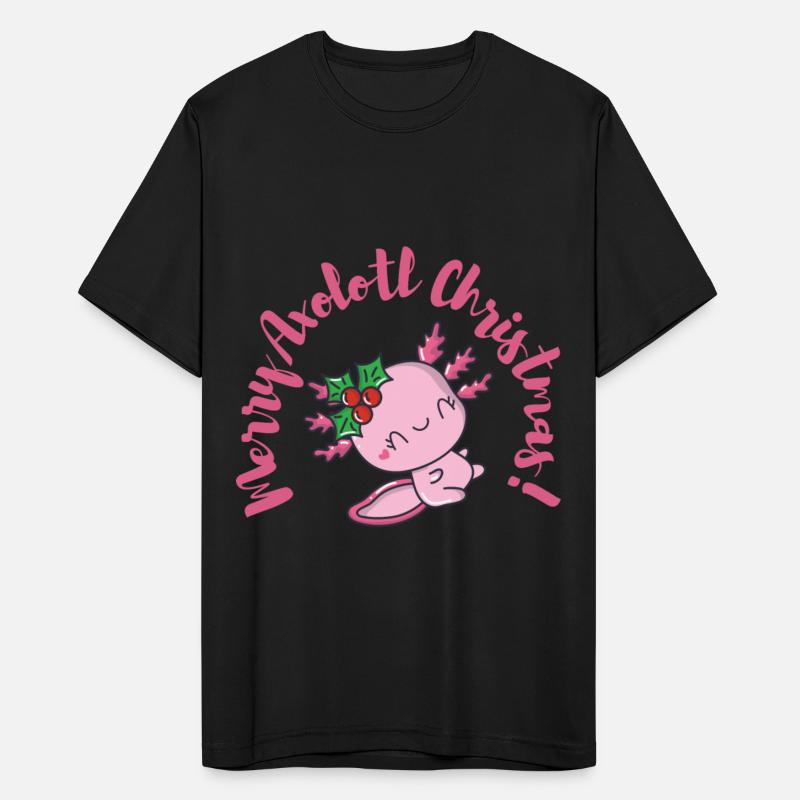 Cute Merry Axolotl Christmas Design
