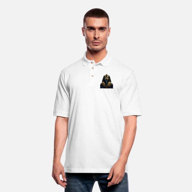 Cyber Pharaoh – Neon Tribal Godhead Art