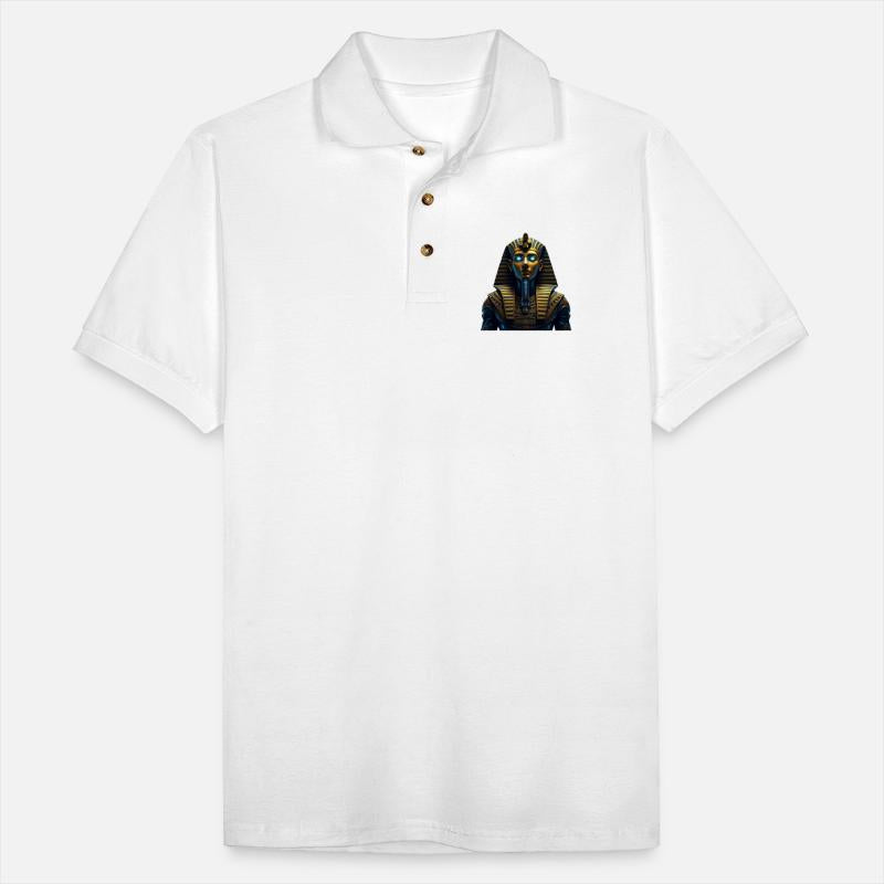 Cyber Pharaoh – Neon Tribal Godhead Art